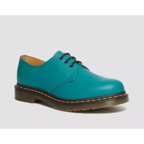 Dr. Martens 1461 Smooth Teal Green Oxford Shoes Men Size 6 / Women 7 - 31009 NEW main image 12